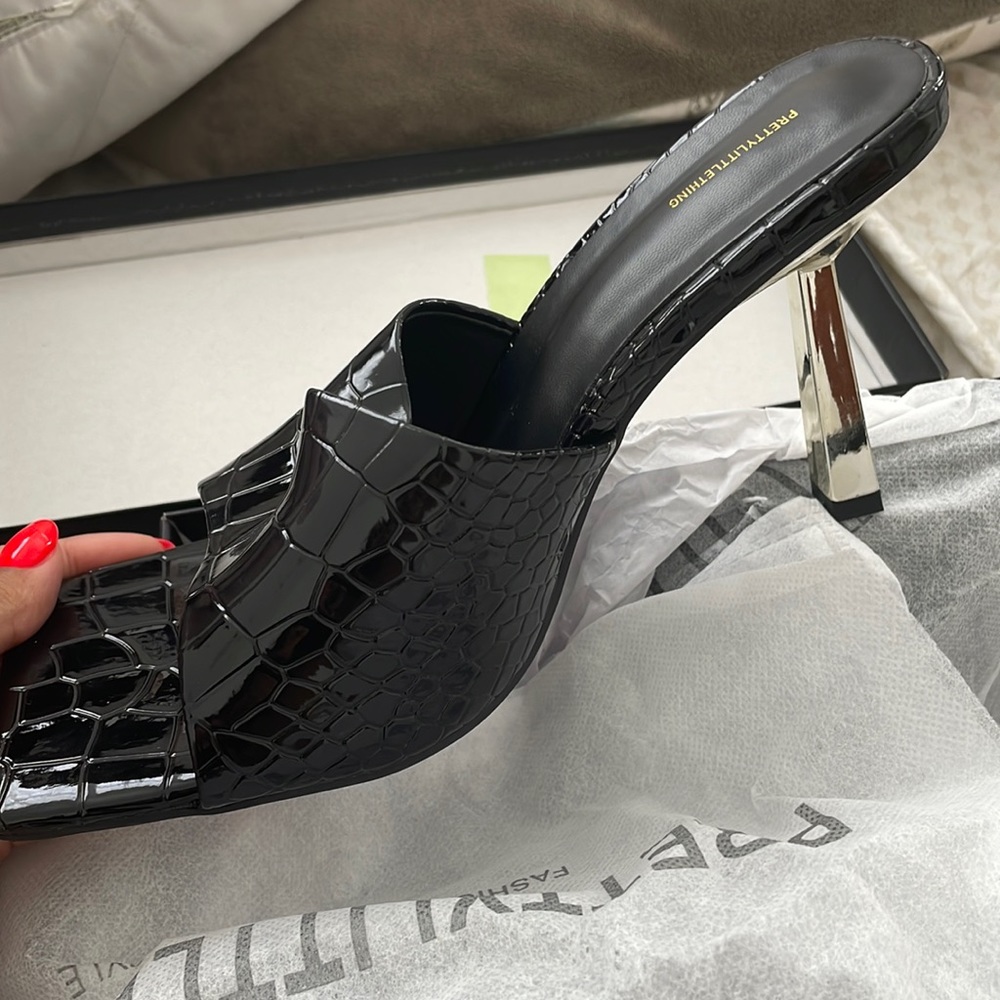 Black mules
